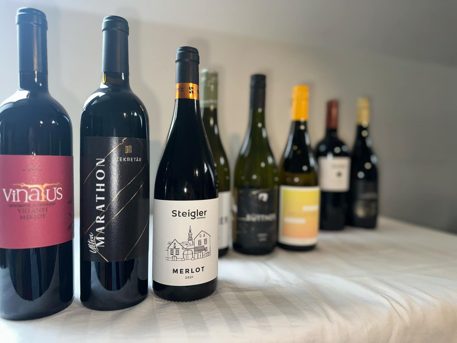 Vin fra tidligere destinationer på den ungarske vin-rejse