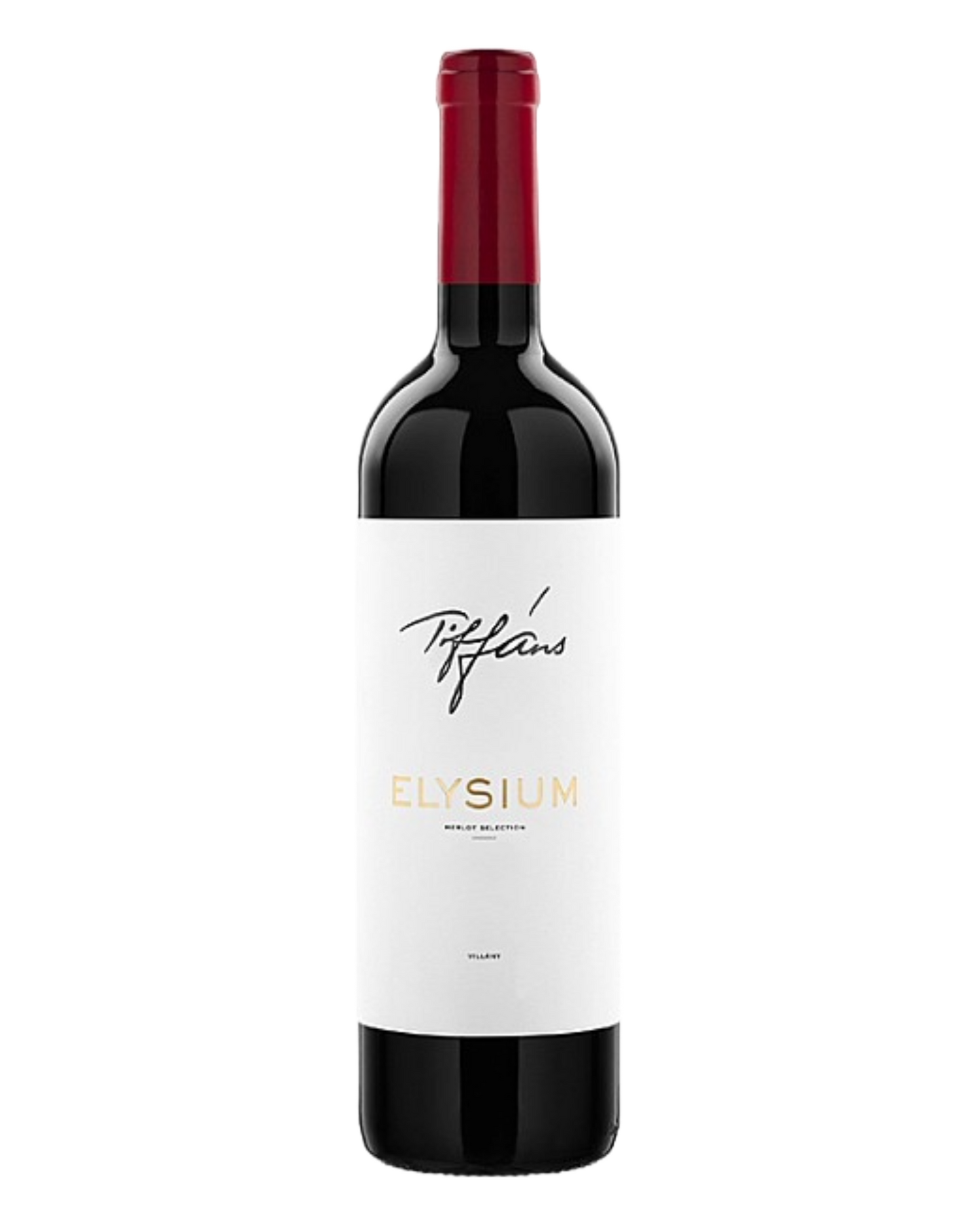 Merlot rødvin, elysium fra Tiffan's i ungarn