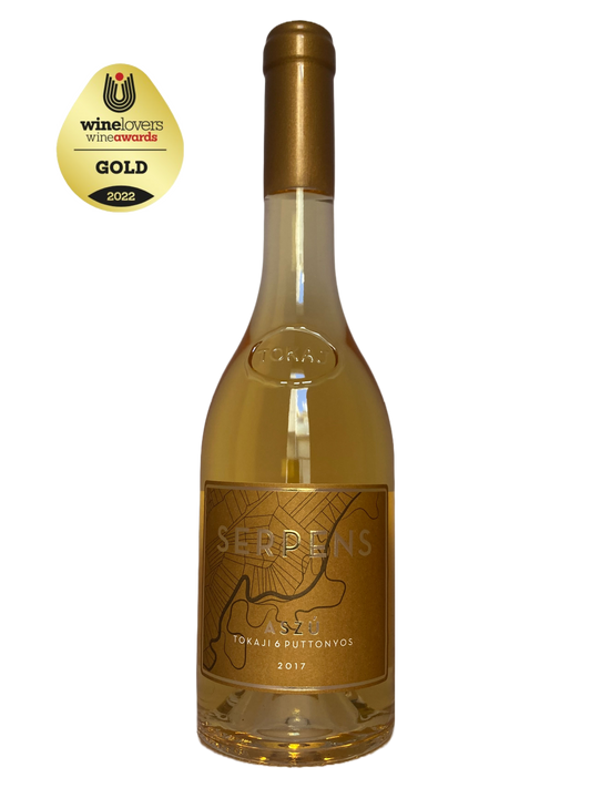 Aszu 6 Puttonyos dessertvin fra Serpens vinfarm fra Tokaji vin-regionen i Ungarn