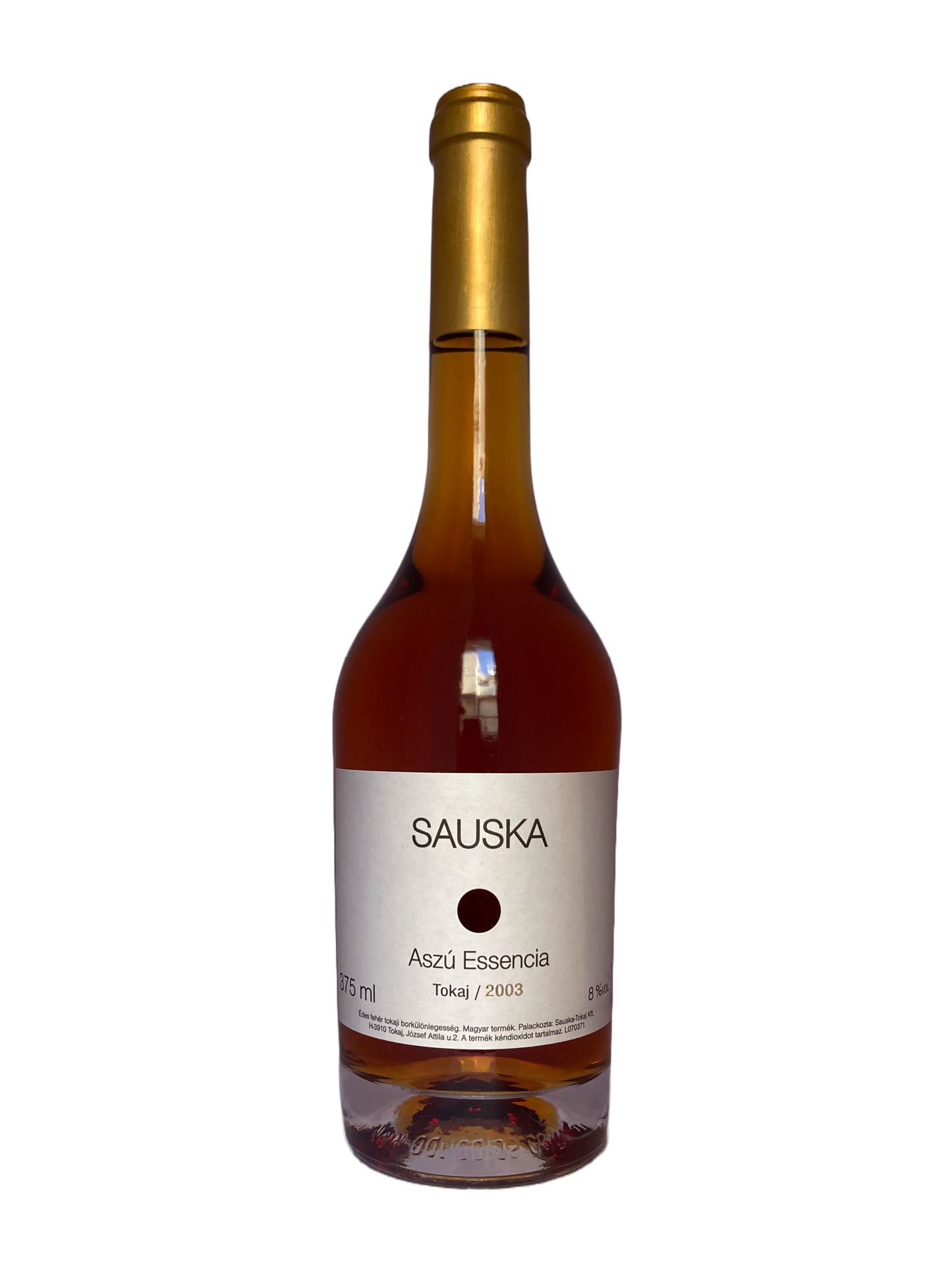 Aszu Essencia dessertvin fra Sauska vinfarm i Ungarn
