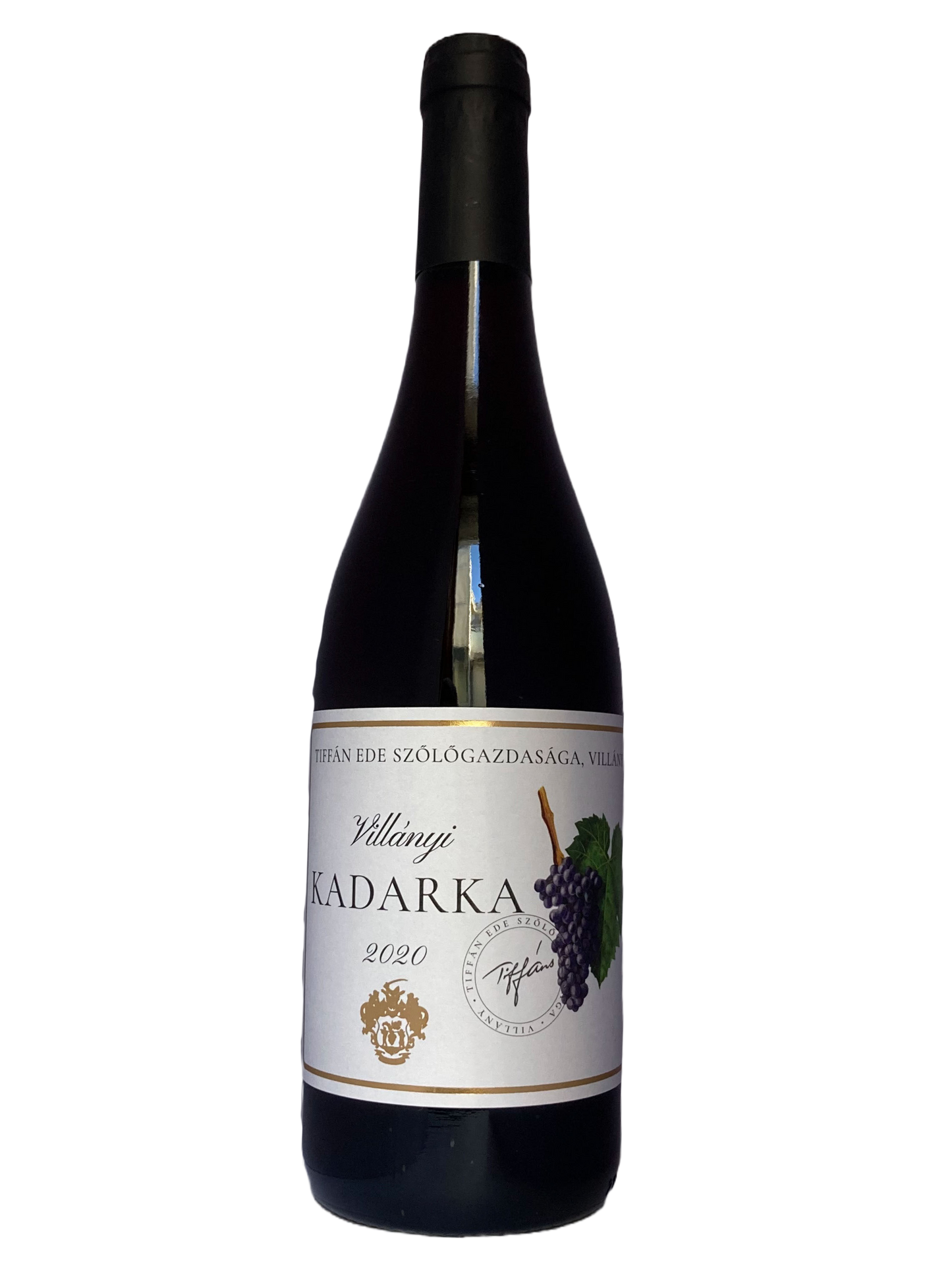 Kadarka rødvin fra Tiffan's vinfarm fra Villayni vin-regionen i Ungarn