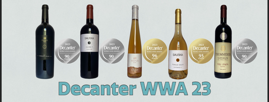 Decanter World Wine Awards 2023 with 5 medals to our hungarian wine