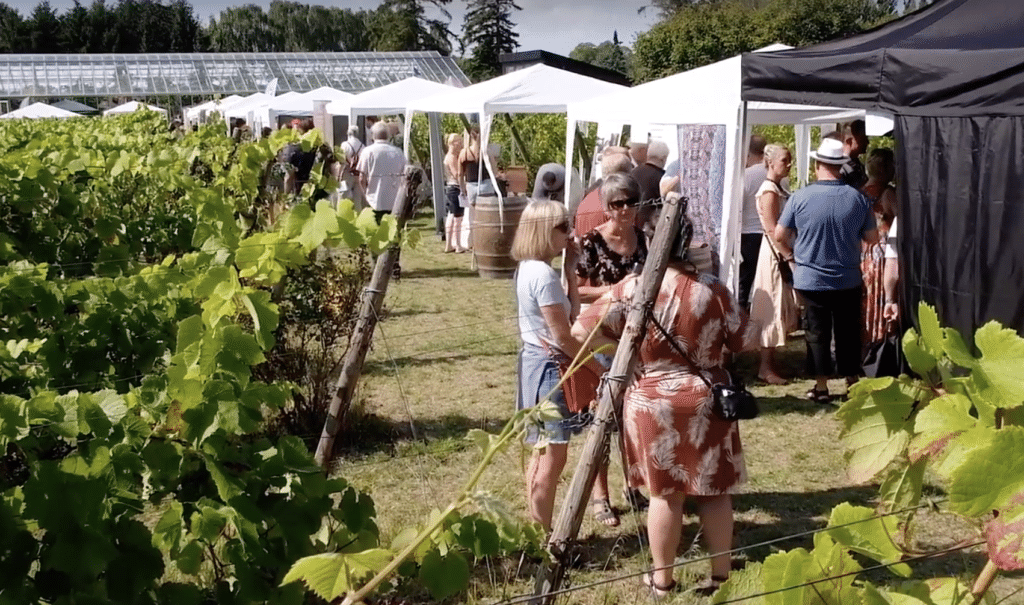 Billede fra vinmessen 'Garagevin' i 2019