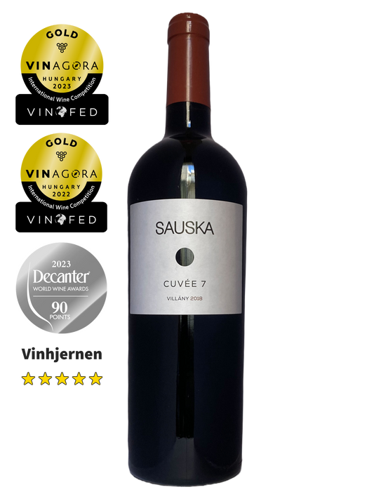 Cuvee 7 rødvin fra Sauska i Ungarn