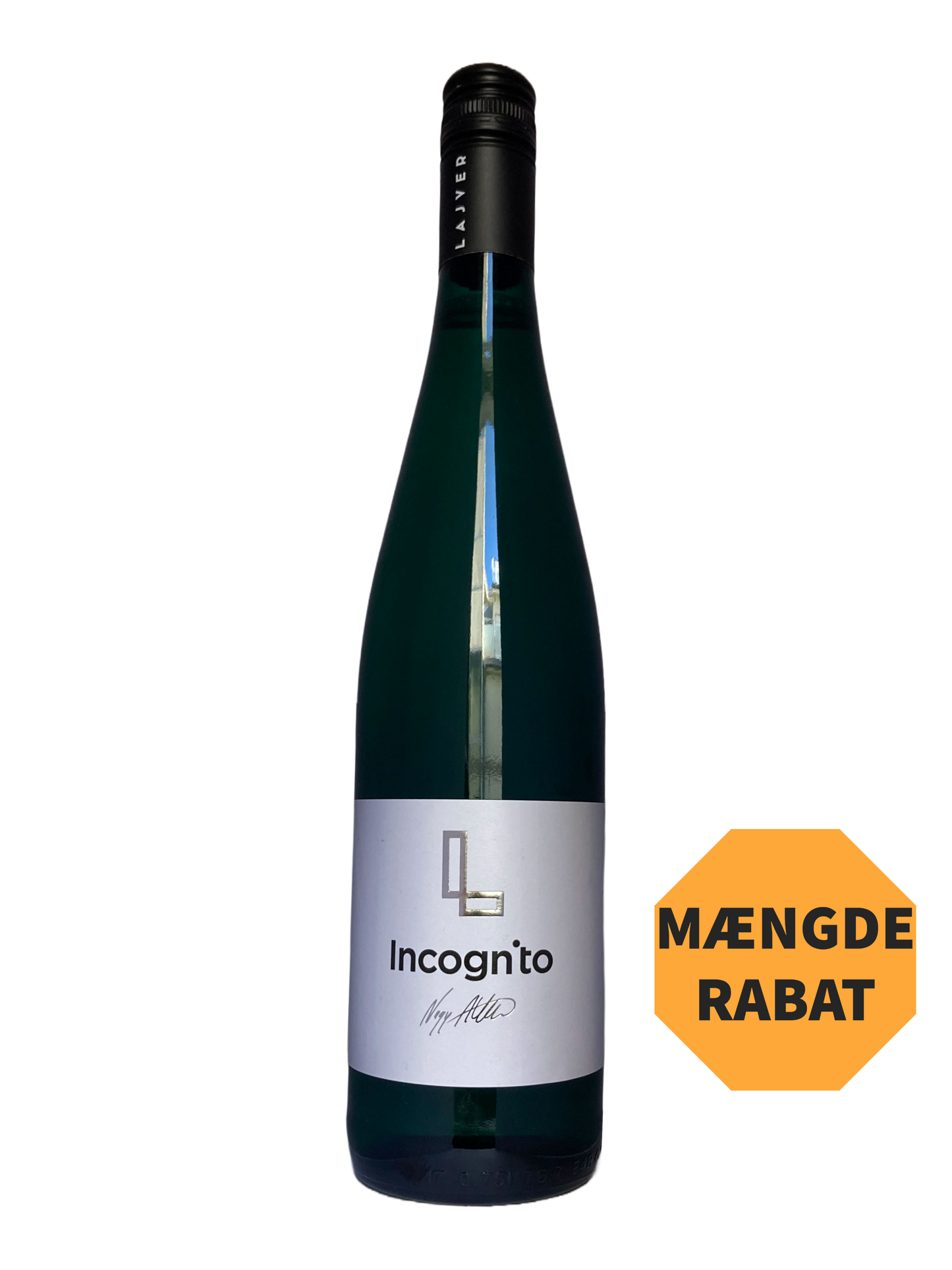 Kekfrankos / Blaufrankisch hvidvin kaldet "Incognito" fra Lajver vinfarm fra Szekszard vin-regionen i Pannon regionen  i Ungarn