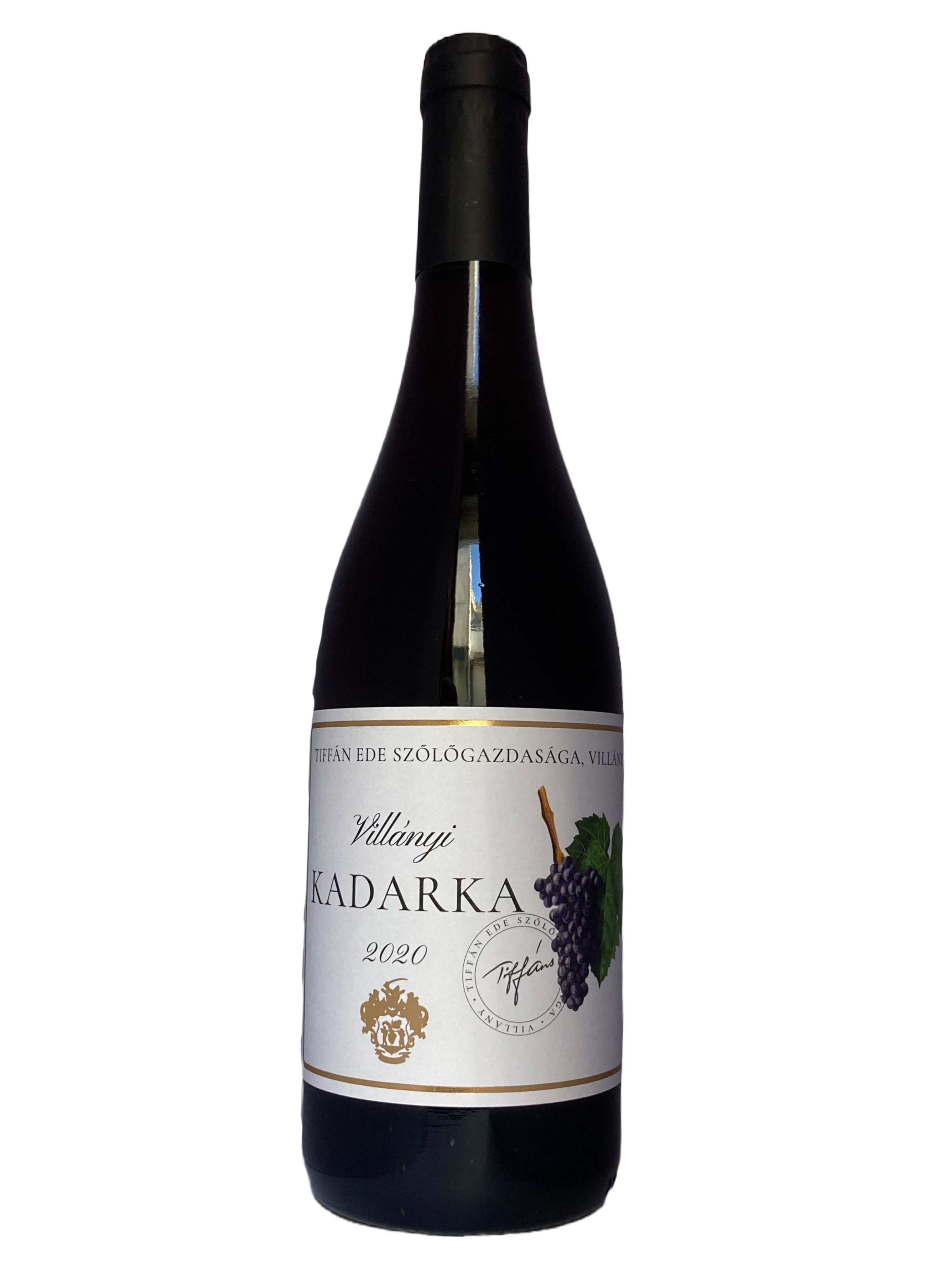 Kadarka rødvin fra Tiffan's vinfarm fra Villayni vin-regionen i Ungarn